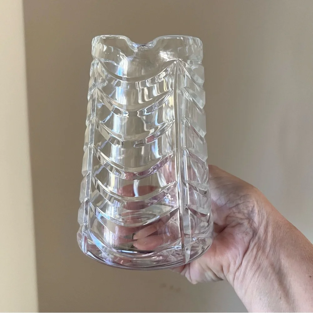 Royal Brierley Elegant Clear Crystal  Pitcher 5.5” tall excellent condition